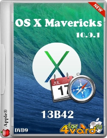 OS X Mavericks DVD9 v.10.9.1 13B42 (2014/RUS/ENG)