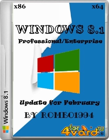 Windows 8.1 Professional/Enterprise Update for February 17.02.14 by Romeo1994 (x86/x64/RUS/2014)