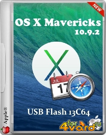 USB Flash OS X Mavericks 10.9.2 v. 13C64 (2014/ML/RUS)