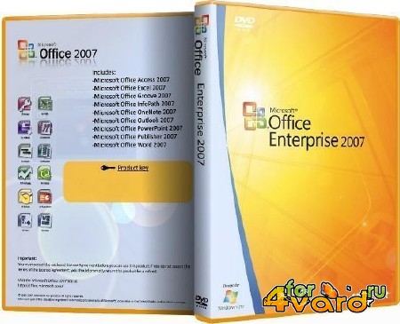 Microsoft Office 2007 Enterprise SP3 12.0.6701.5000 RePack by D!akov (2014/RUS/ENG/UKR)