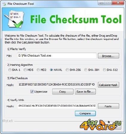 File Checksum Tool 1.23.24 Portable
