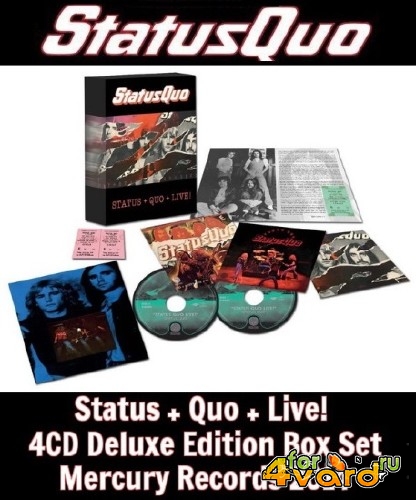 Status Quo - Status + Quo + Live! (4CD Deluxe Edition Box Set)  (2014)