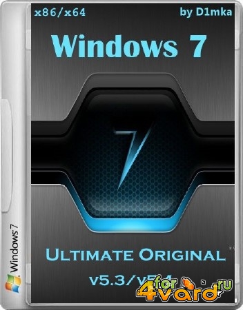 Windows 7 SP1 Ultimate Original by D1mka v5.3/v5.4 (x86/x64/2014/RUS)