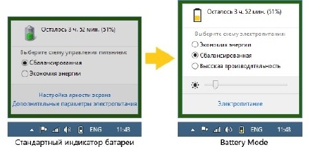 Battery Mode 3.2.1.31 (x86/x64) Rus Portable