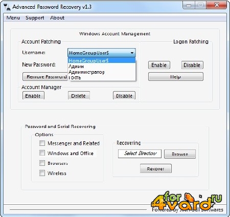 Josh Cell Advanced Password Recovery 1.3 Portable