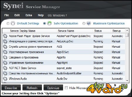 Synei Service Manager 1.25 + Portable