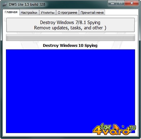 Destroy Windows 10 Spying 1.5.0 Build 328 Portable