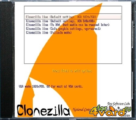 CloneZilla Live 2.4.5-26 (x86/x64)