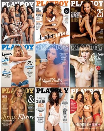 Playboy Germany - Full Year 2016 Issues Collection