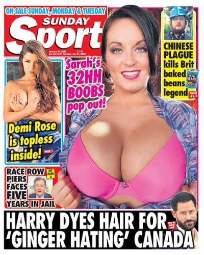 The Sunday Sport  26 January 2020