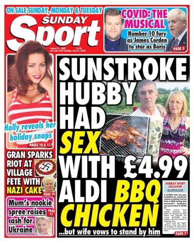 The Sunday Sport  August 21, 2022